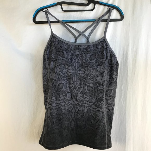 Athleta Tops Athleta Tank Top Women Size Medium Gray Harmonious